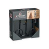 Grucce Gift Decor HA19NBQSGY0231B HA19NBQSGY0231B Nero Metallo Set 2 Pezzi (6 Unità)