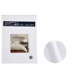Set di Lenzuola Gift Decor LIGHT GREY-90 LIGHT GREY-90 Bianco Grigio Singolo 3 Pezzi