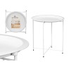 Tavolo Aggiuntivo Pieghevole Gift Decor WR4405.1 WR4405.1 Bianco 46,8 x 50,2 x 46,8 cm (4 Unità)