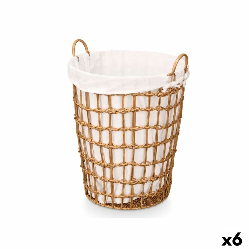 Cesto Kipit HX30552 HX30552 Naturale Poliestere Stoffa polipropilene Ferro Plastica 50 % cotone (6 Unità) Cesto Kipit HX30552 HX30552 Naturale Poliestere Stoffa polipropilene Ferro Plastica 50 % cotone (6 Unità)