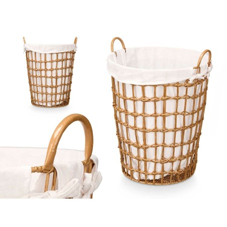 Cesto Kipit HX30552 HX30552 Naturale Poliestere Stoffa polipropilene Ferro Plastica 50 % cotone (6 Unità)
