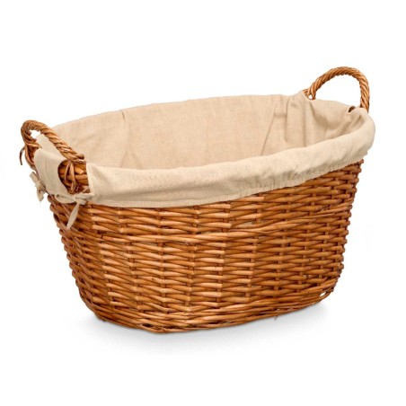 Cesto Kipit HX31039 HX31039 Naturale Poliestere vimini Stoffa 50 % cotone (6 Unità)