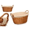 Cesto Kipit HX31039 HX31039 Naturale Poliestere vimini Stoffa 50 % cotone (6 Unità)