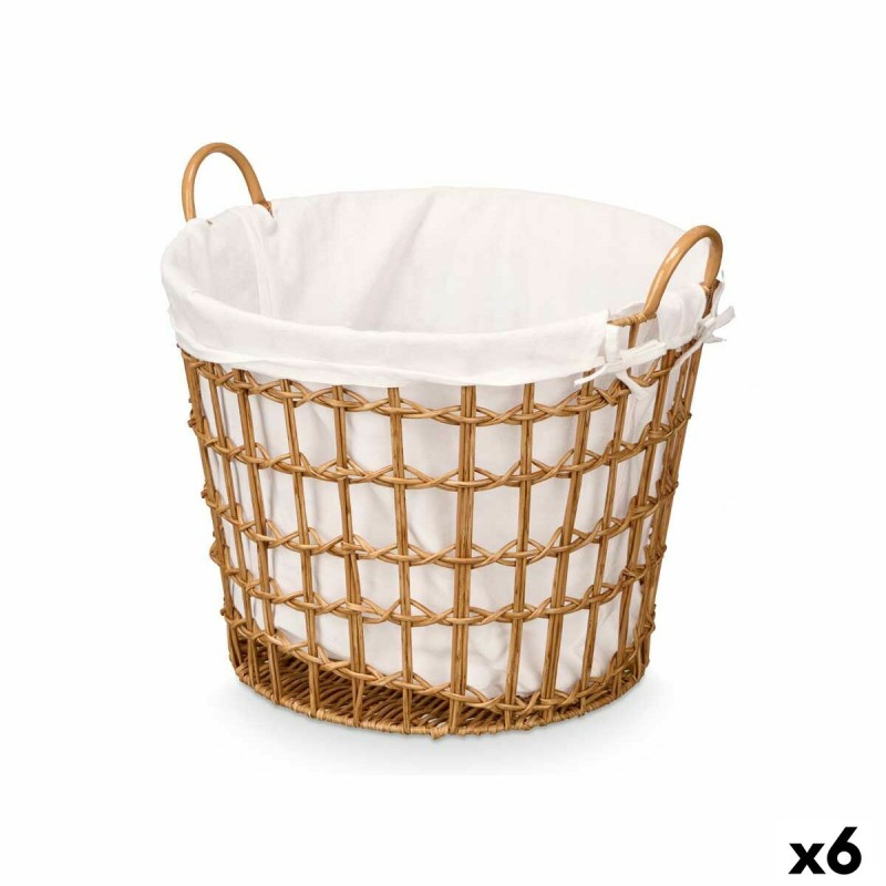 Cesto Kipit HX30561 HX30561 Naturale Poliestere Stoffa polipropilene Ferro Plastica 50 % cotone (6 Unità) Cesto Kipit HX30561 HX30561 Naturale Poliestere Stoffa polipropilene Ferro Plastica 50 % cotone (6 Unità)