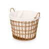Cesto Kipit HX30561 HX30561 Naturale Poliestere Stoffa polipropilene Ferro Plastica 50 % cotone (6 Unità)