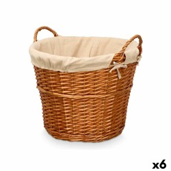 Cesto Kipit HX31037 HX31037 Naturale Poliestere vimini Stoffa 50 % cotone (6 Unità)