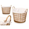 Cesto Kipit HX30561 HX30561 Naturale Poliestere Stoffa polipropilene Ferro Plastica 50 % cotone (6 Unità)