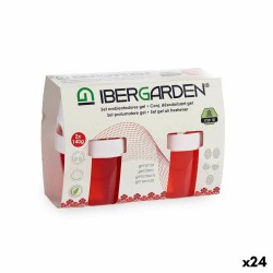 Set Deodorante per Ambienti Ibergarden 11001 11001 Geranio Gel (24 Unità)
