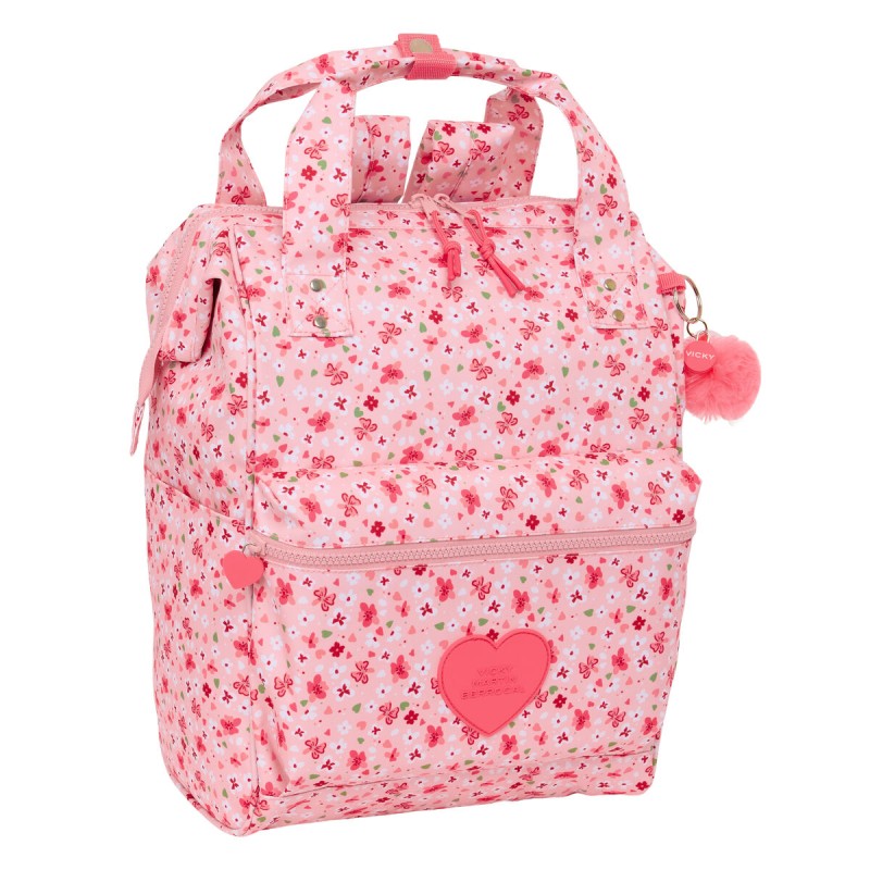 Zaino per Portatile Vicky Martín Berrocal vmb Rosa 27 x 40 x 19 cm Zaino per Portatile Vicky Martín Berrocal vmb Rosa 27 x 40 x 19 cm
