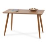 Tavolo da Pranzo Metallo Marrone Melammina DM (120 x 70 x 75 cm)
