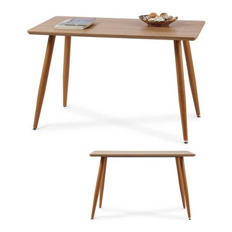 Tavolo da Pranzo Metallo Marrone Melammina DM (120 x 70 x 75 cm)
