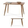 Tavolo da Pranzo Metallo Marrone Melammina DM (120 x 70 x 75 cm)