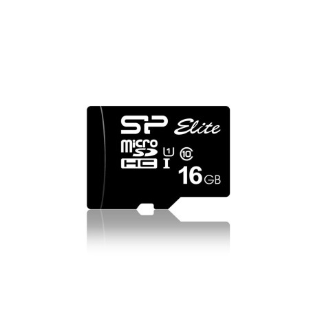 Scheda Di Memoria Micro SD con Adattatore Silicon Power Elite 16 GB
