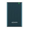 Involucro per Hard Disk Aisens ASE-2525PB Azzurro Blu Marino 2,5"