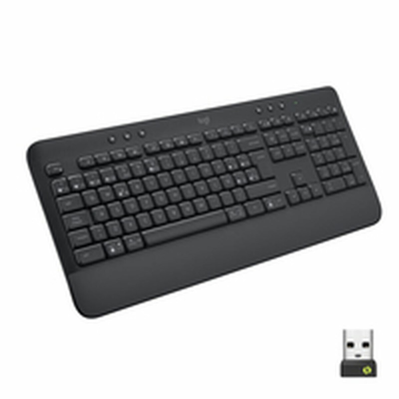 Tastiera Wireless Logitech Nero Qwerty in Spagnolo