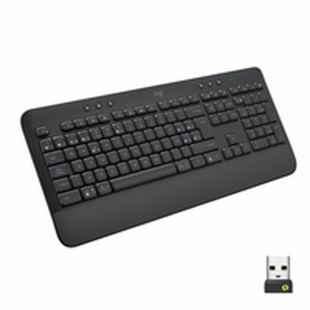 Tastiera Wireless Logitech Nero Qwerty in Spagnolo