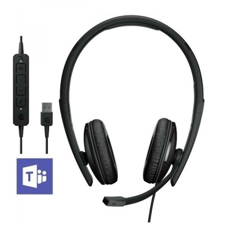 Auricolari con Microfono Epos 1000221 Nero Auricolari con Microfono Epos 1000221 Nero
