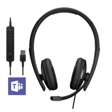 Auricolari con Microfono Epos 1000221 Nero