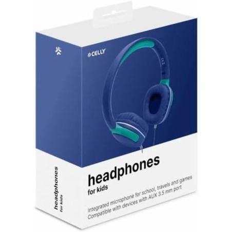 Auricolari Celly KIDSBEAT2BL Azzurro