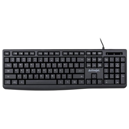 Tastiera Activejet K-3803S Nero QWERTY