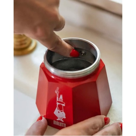 Caffettiera Italiana Bialetti MOKA D&G Argentato Alluminio 6 Tazze