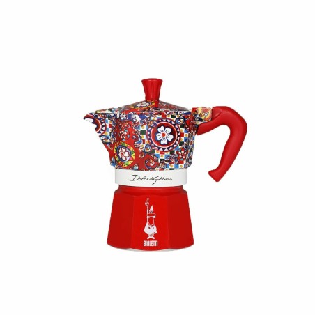 Caffettiera Italiana Bialetti MOKA D&G Alluminio Bachelite 3 Tazze