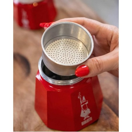 Caffettiera Italiana Bialetti MOKA D&G Alluminio Bachelite 3 Tazze