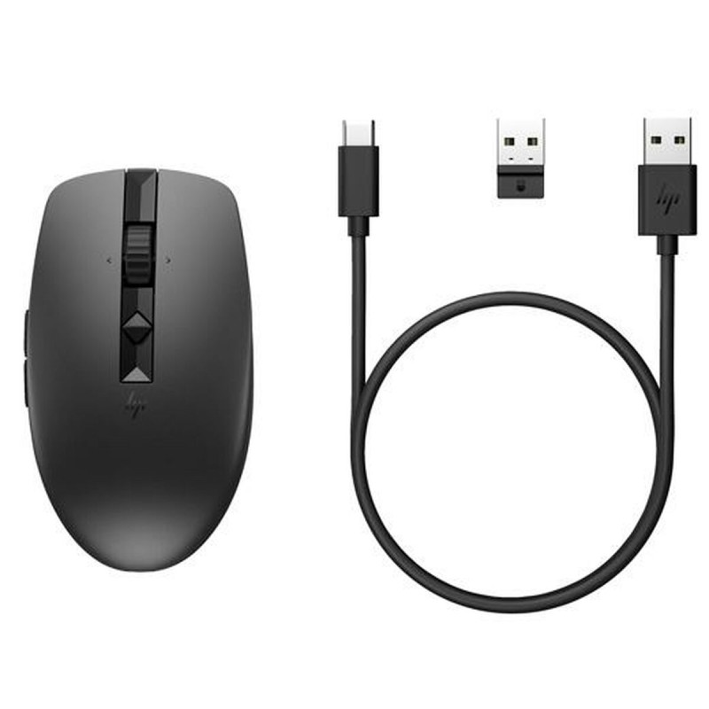 Mouse senza Fili HP 6E6F0AAABB Nero Mouse senza Fili HP 6E6F0AAABB Nero
