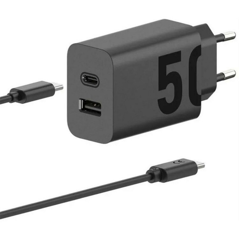 Caricabatterie da Parete Motorola Turbo Power Nero 50 W Caricabatterie da Parete Motorola Turbo Power Nero 50 W