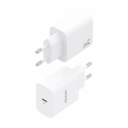 Caricabatterie da Parete Aisens A110-0938 Bianco 20 W