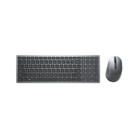 Tastiera e Mouse Dell 580-AIWM Nero Grigio Titanio Monocromatica QWERTY Qwerty US
