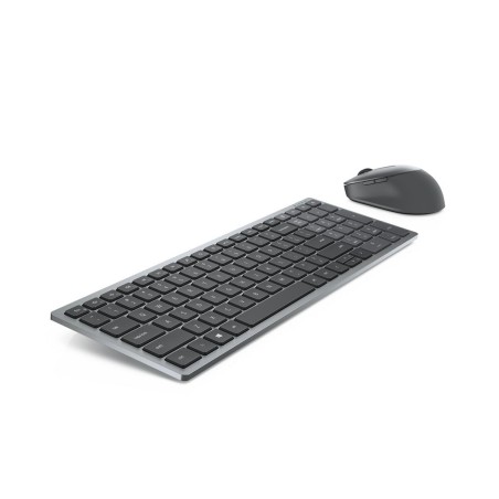 Tastiera e Mouse Dell 580-AIWM Nero Grigio Titanio Monocromatica QWERTY Qwerty US