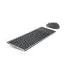 Tastiera e Mouse Dell 580-AIWM Nero Grigio Titanio Monocromatica QWERTY Qwerty US