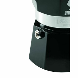 Caffettiera Italiana Bialetti Moka Express Nero Alluminio 3 Tazze