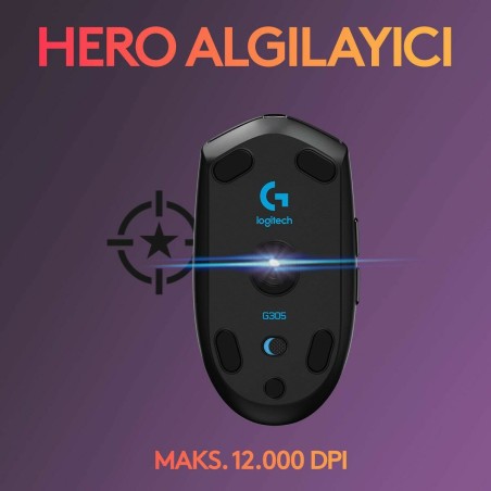Mouse Logitech G305 Nero 12000 dpi