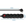 Multipresa 5 Prese con Interruttore Esperanza ELK216K 3680 W (5 m)