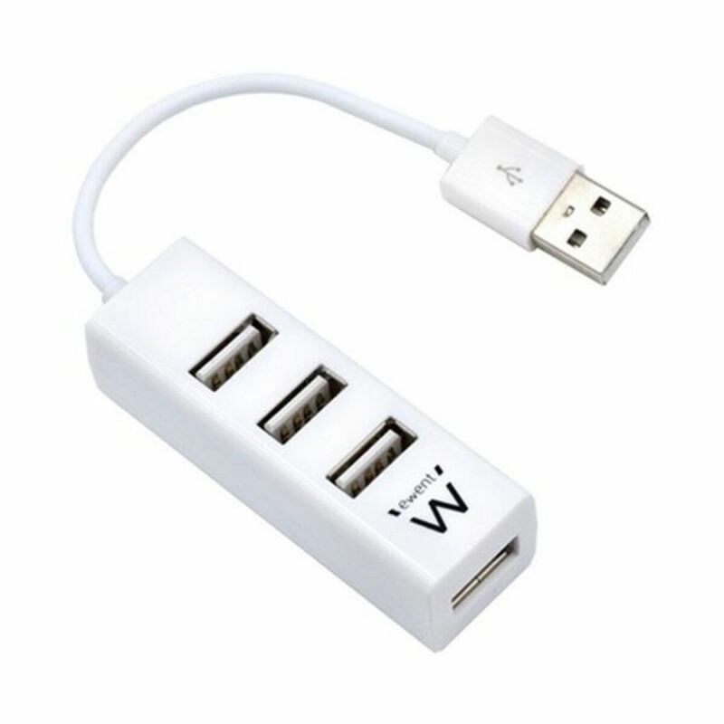 Hub USB Ewent EW1122 Bianco 3600 W Hub USB Ewent EW1122 Bianco 3600 W
