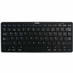 Tastiera Nilox NXKB01B Nero Qwerty in Spagnolo