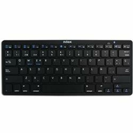 Tastiera Nilox NXKB01B Nero Qwerty in Spagnolo