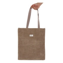 Borsa Donna Versa Corduroy Cachi 40 x 33 cm