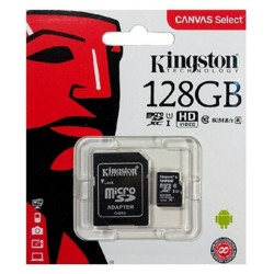 Scheda Di Memoria Micro SD con Adattatore Kingston SDCS2/128GB exFAT