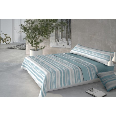 Set di Lenzuola Pierre Cardin CORALINA MEDITERRANEO Azzurro Ala francese