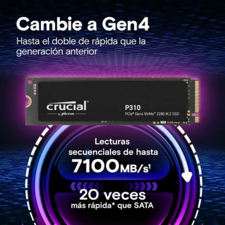 Hard Disk Crucial CT1000P310SSD8 1 TB SSD