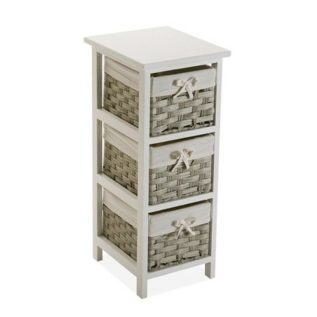 Cassettiera multiuso Versa Pompei 29 x 62 x 25 cm Bianco