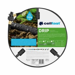 Tubo antigoccia Cellfast 7,5 m Ø 12,5 mm Irrigazione a goccia