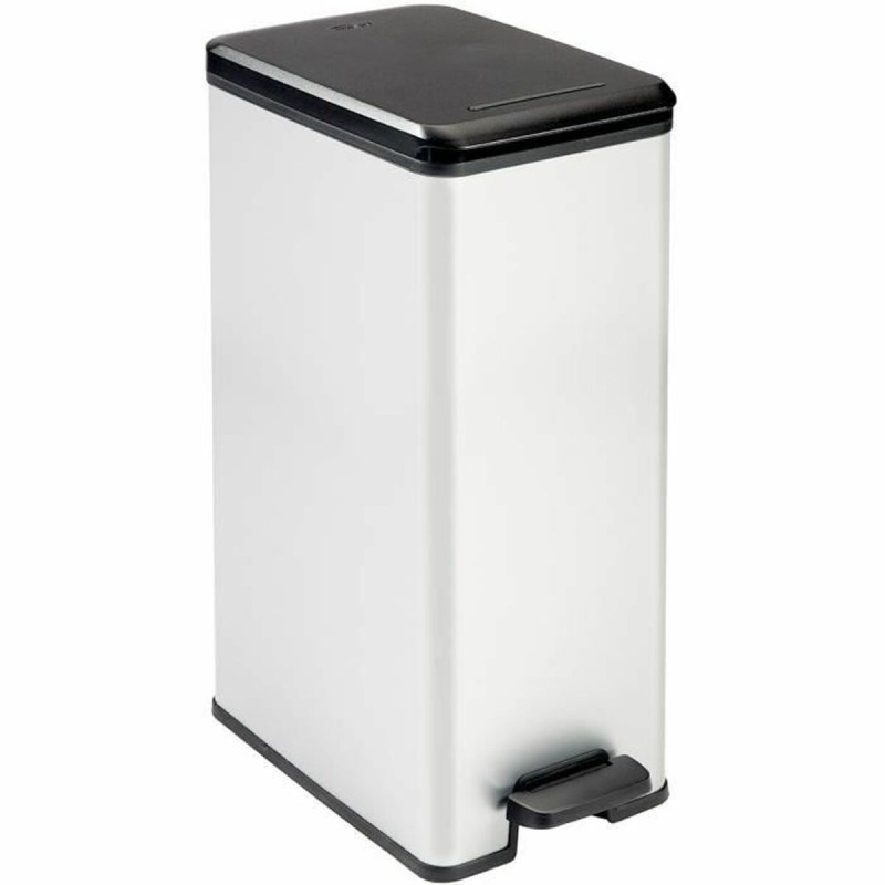 Secchio della spazzatura Curver 240640 Argentato Plastica 40 L Secchio della spazzatura Curver 240640 Argentato Plastica 40 L