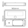 Applique LED EDM 31821 Policarbonato ABS 12 W 1600 lm Solare (6500 K)