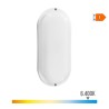 Applique da Parete EDM 32449 Bianco Plastica F 18 W 120 W 1820 Lm Sensore di Movimento Sensore di luce Ovale (6400 K)
