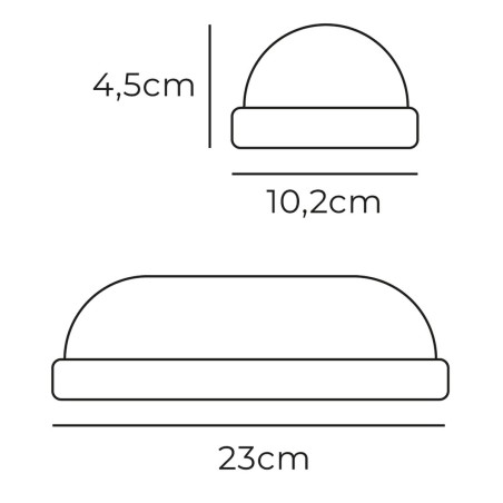Applique da Parete EDM 32448 Bianco Plastica F 18 W 120 W 1820 Lm Sensore di Movimento Sensore di luce Ovale (4000 K)