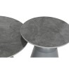 Tavolino Aggiuntivo Home ESPRIT Grigio 70 x 70 x 43 cm 70 x 70 x 1 cm